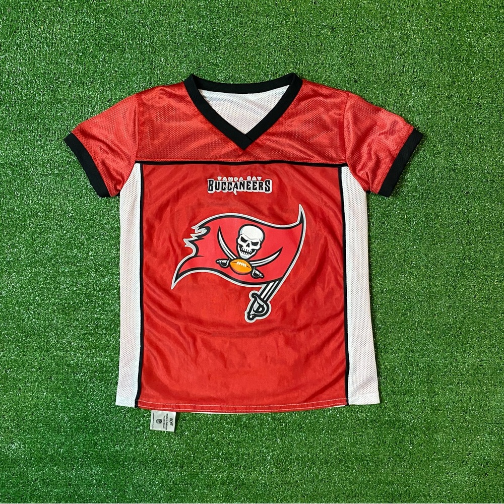 Reversible NFL Tampa Bay Buccaneers USA Flag Football Jersey Youth Small